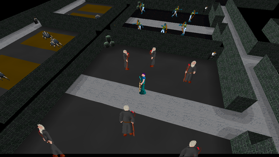 Archer and mage rooms in the deeper Undercrypt