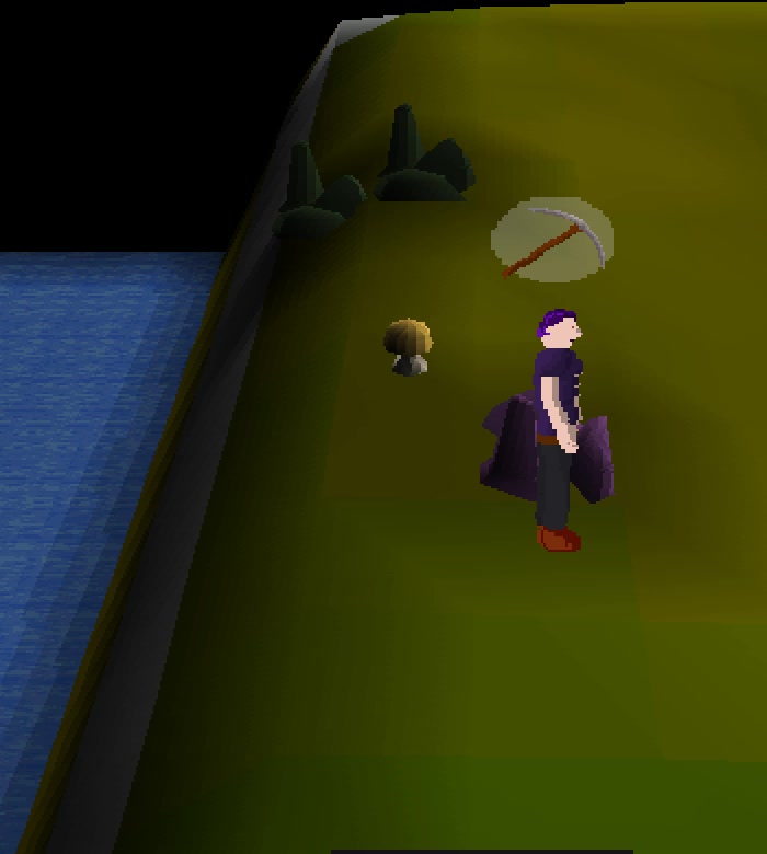 Second island · Unicorn route, 80 Agility.