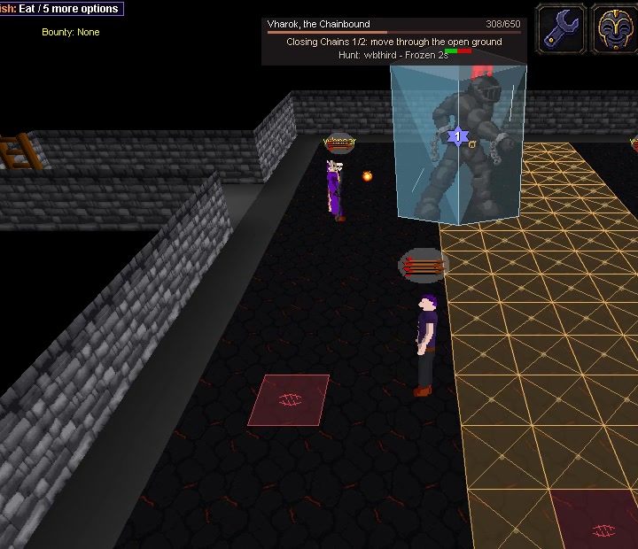 Closing Chains: find the open corridor for each sweep.