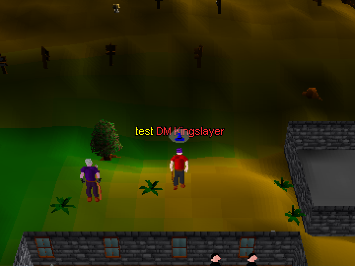 Protect from Magic overhead bubble in the current Voidscape client.