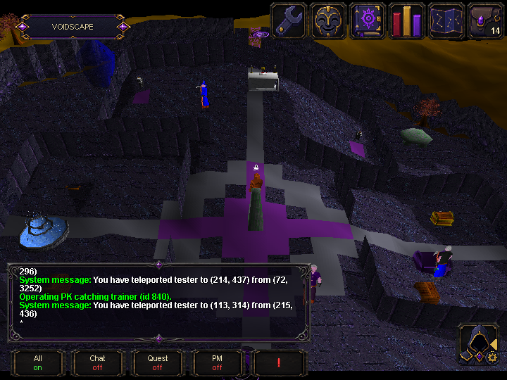 Void Enclave hub with the Voidscape interface.